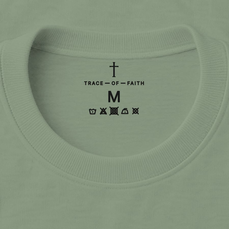 Wees stil in Aloe, neck label