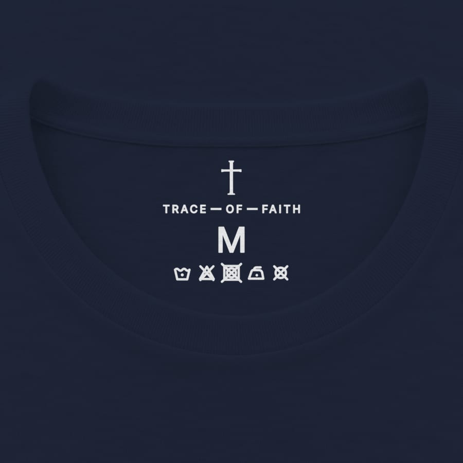Lichtbundel in French Navy, neck label